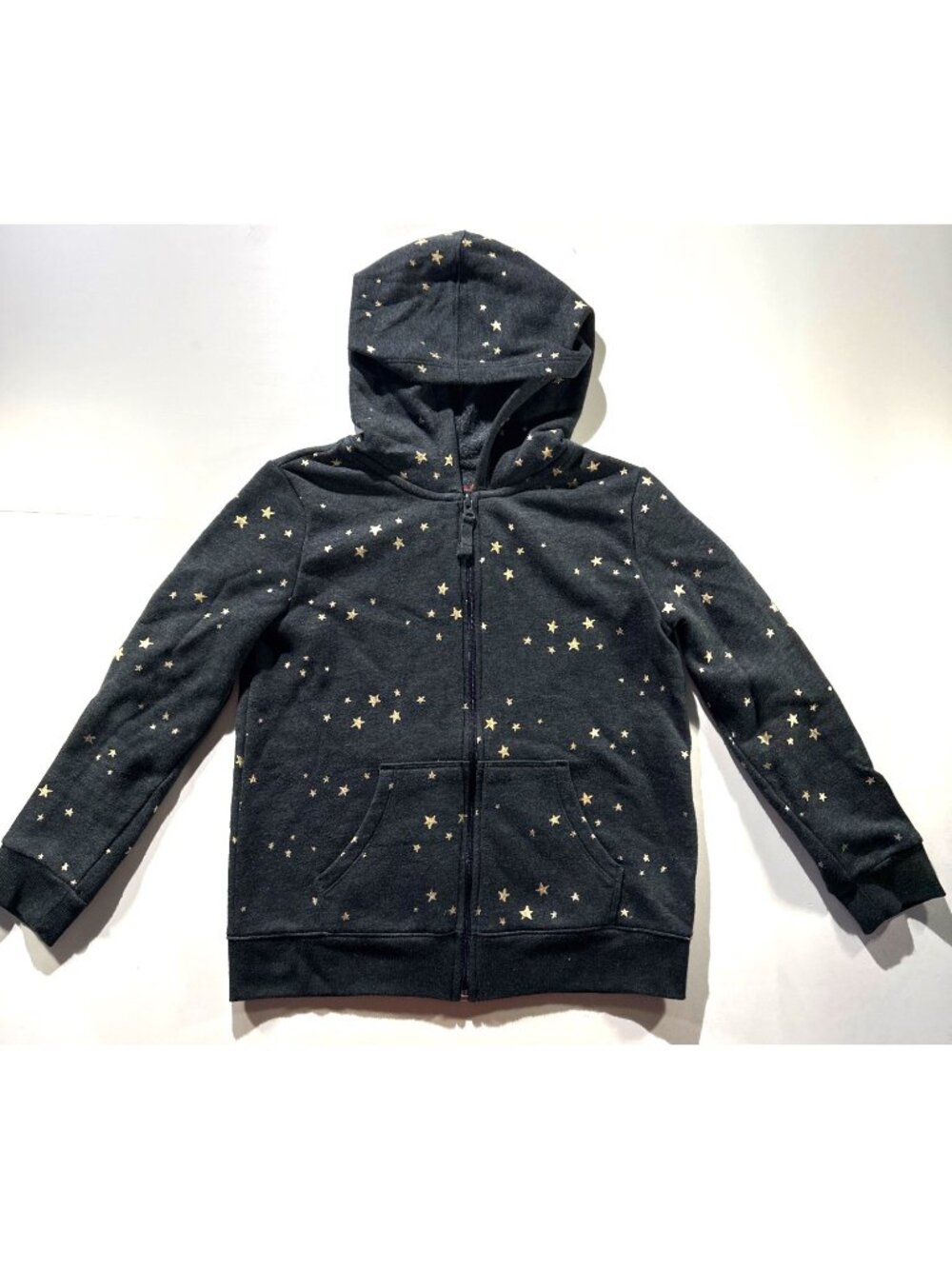 Cat & Jack Girls Star Print Zip-Up Hoodie - Picture 1 of 12